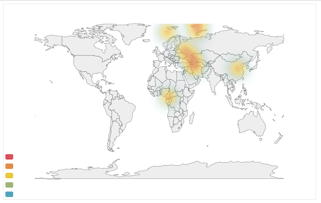 热力图在echarts渲染地图上实现