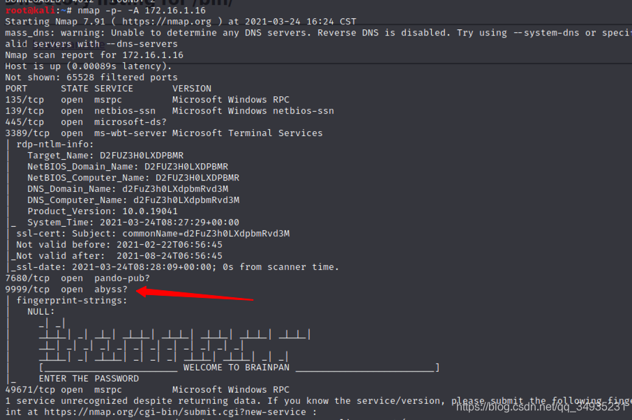 OSCP Brainpan 靶机渗透