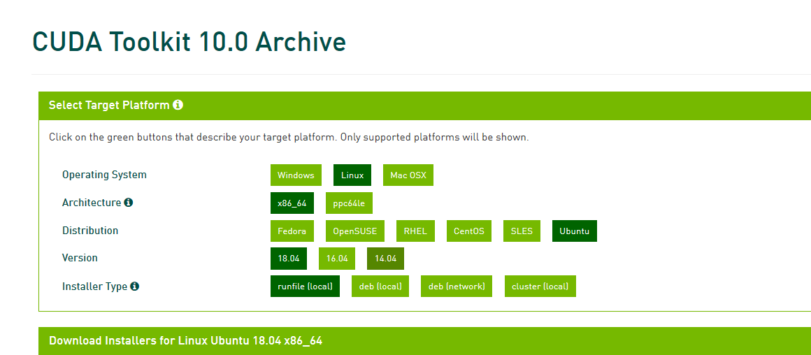 cuda cudnn tensorlfow pytorch的安装及常见问题解答