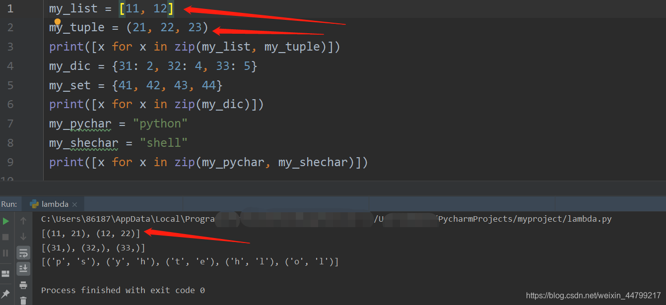 Python中zip函数及用法_zip函数python用法-CSDN博客