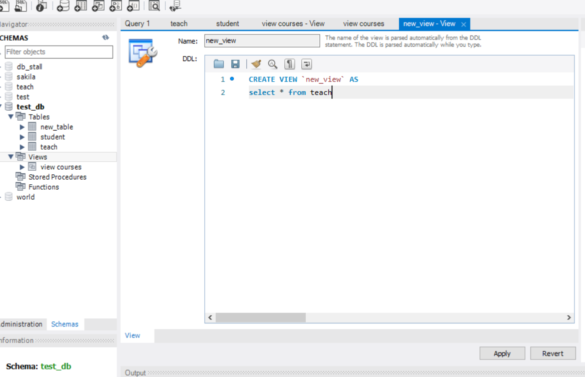 MySQL Workbench 创建数据库/数据库基本操作_mysql workbench建立db-CSDN博客