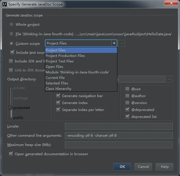 Intellij Idea如何生成javadoc Apple Andy的博客 Csdn博客