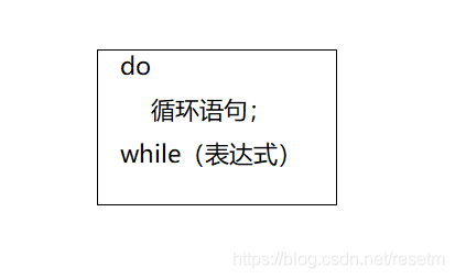 do while语句语法结构