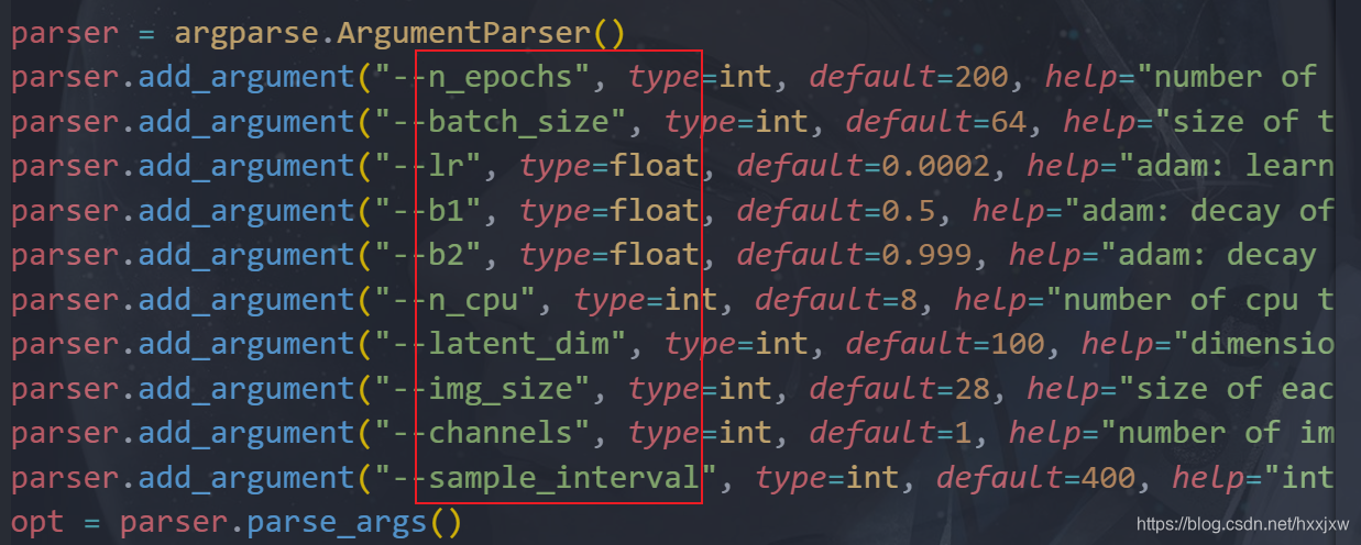 Pytorch(十二) —— argparse命令行读取指令_pytorch argparse-CSDN博客