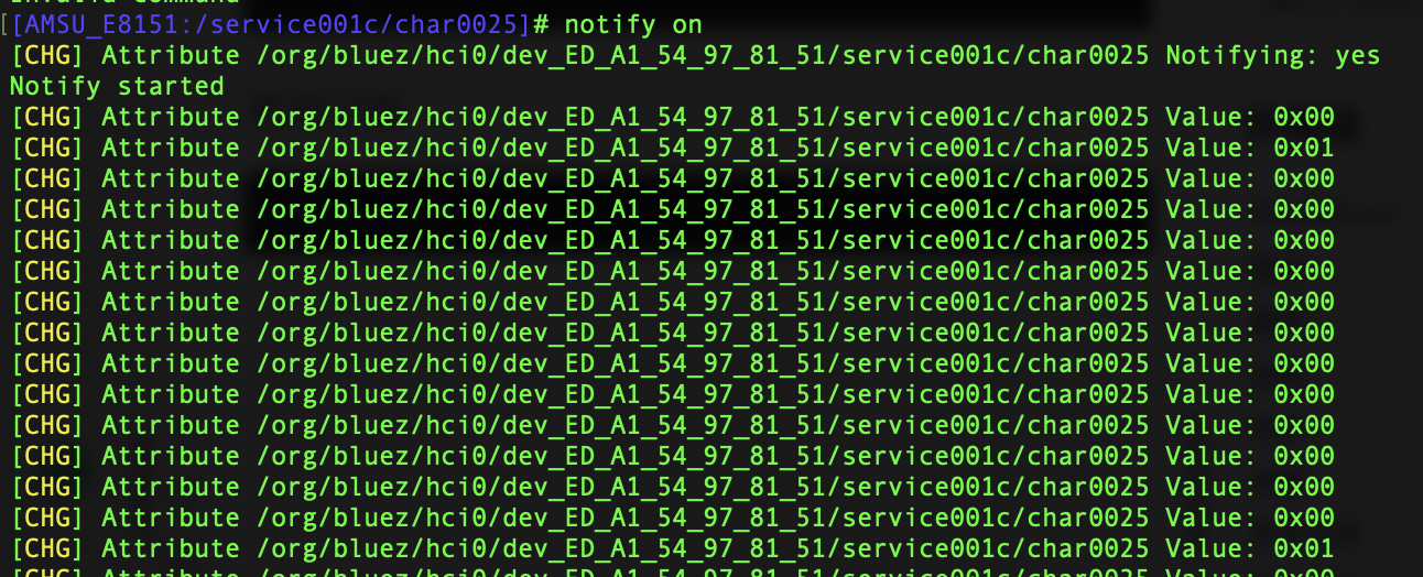关于raspberry pi基于bluetoothctl连接BLE低功耗蓝牙并进行数据传输_waiting to connect to