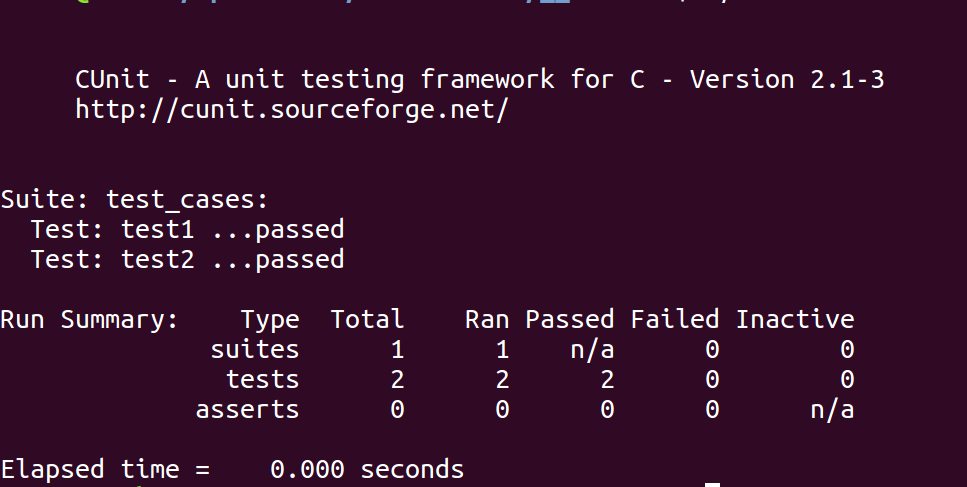 C语言单元测试框架——CUnit_c单元测试框架-CSDN博客