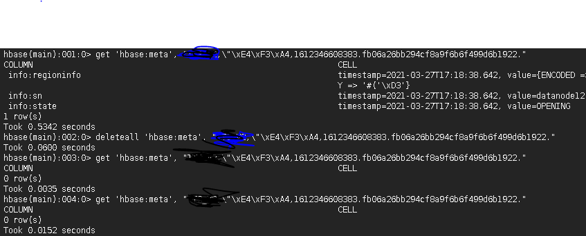 hbase 2.x 永久 RIT 的解决方法