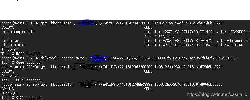 hbase 2.x 永久 RIT 的解决方法