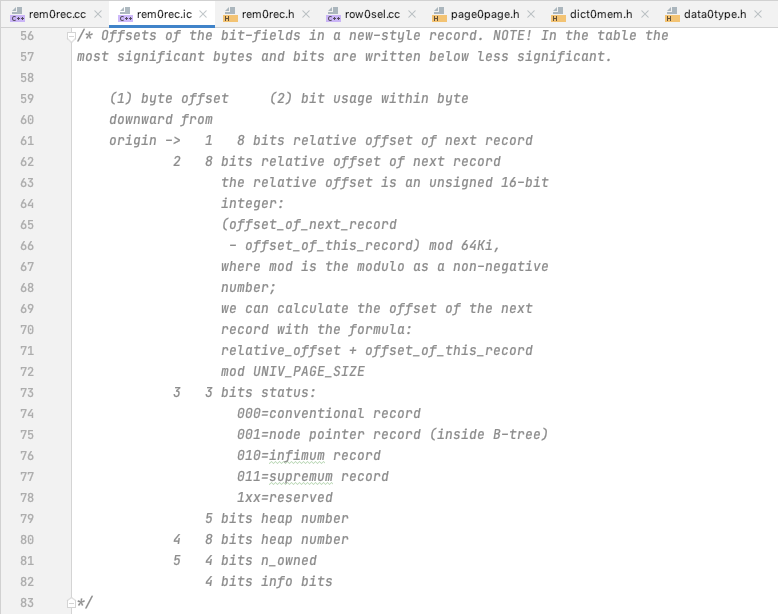 04 mysql innodb record