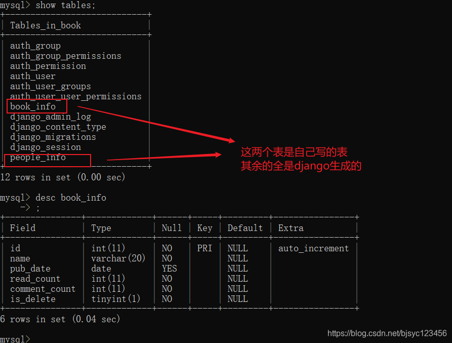 Django连接MySQL数据库和生成迁移文件