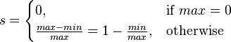 s calculation