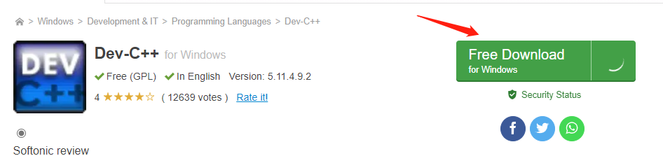 【入门篇】>>> DEVC++下载、安装、简单使用-CSDN博客