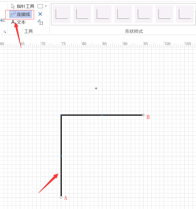 visio画正态分布曲线