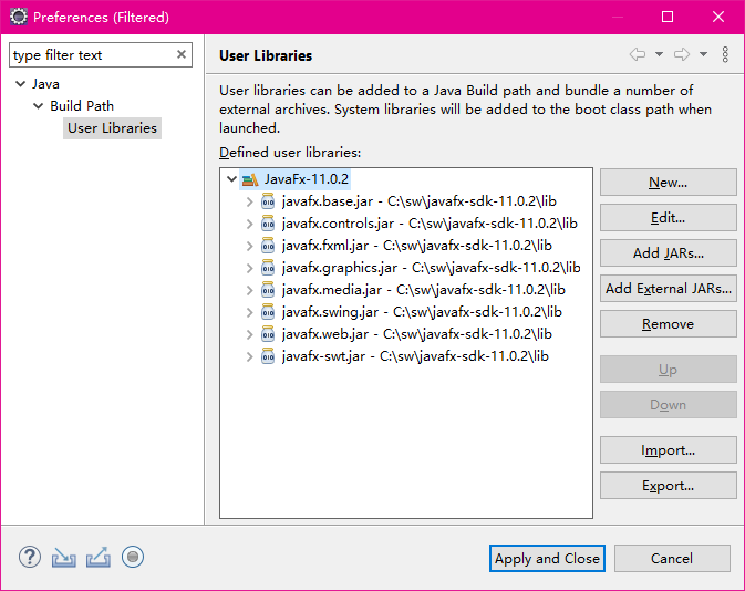 javafx sdk download for eclipse