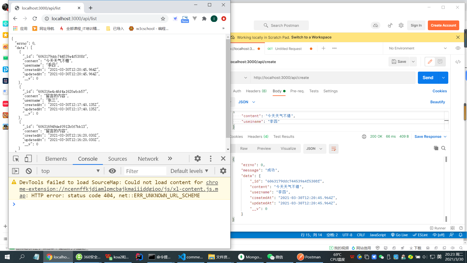 Base de datos de conexión KOA2 MongoDB - programador clic