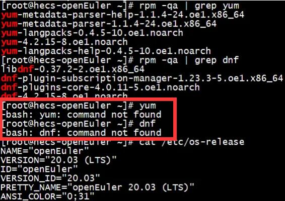 openeuler-python3-7-yum-dnf-dnf