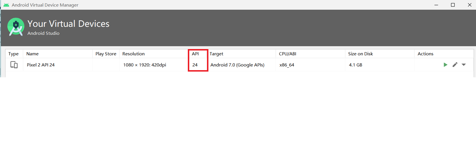 android studio报错：The application‘s minSdkVersion is newer than the