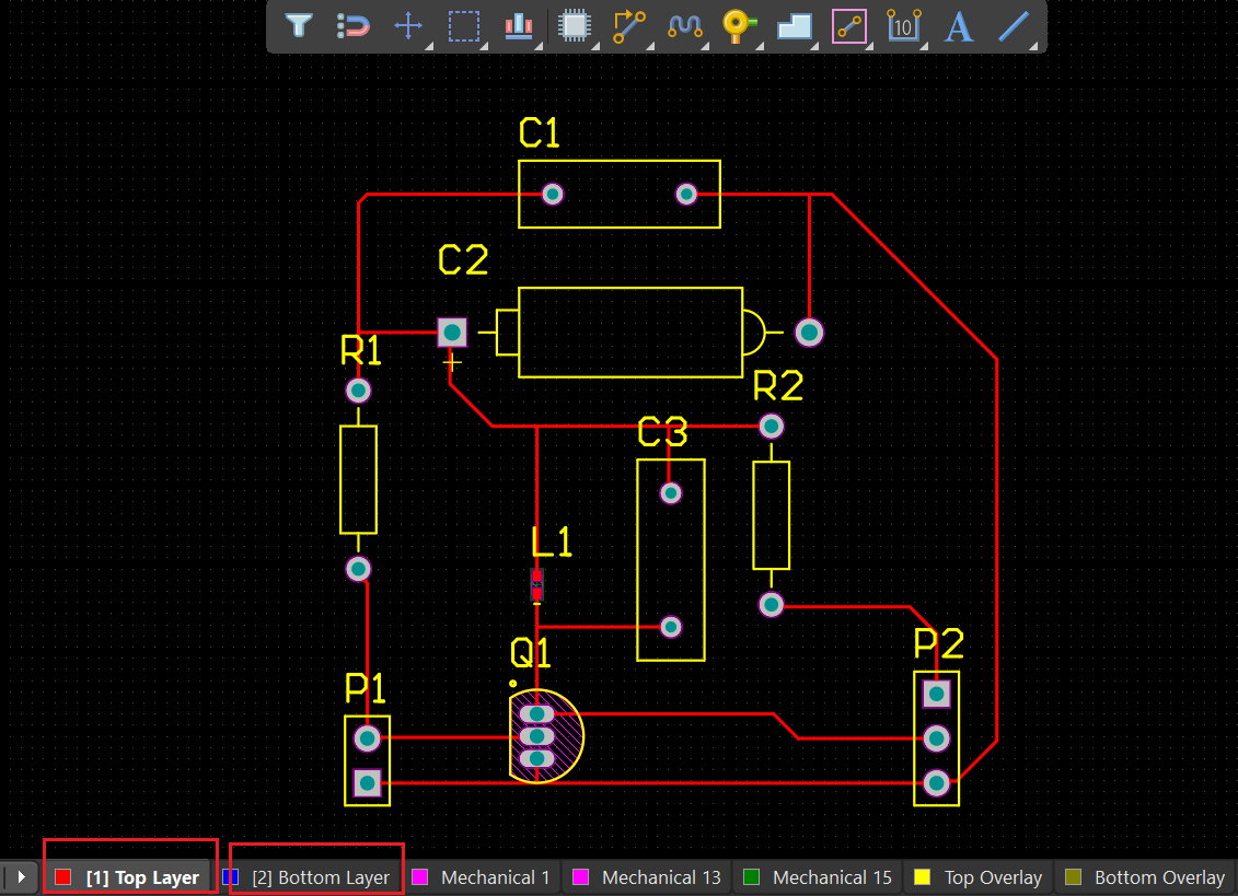 Altium Designer20新建项目\导入库\绘制原理图\导入pcb\绘制pcb