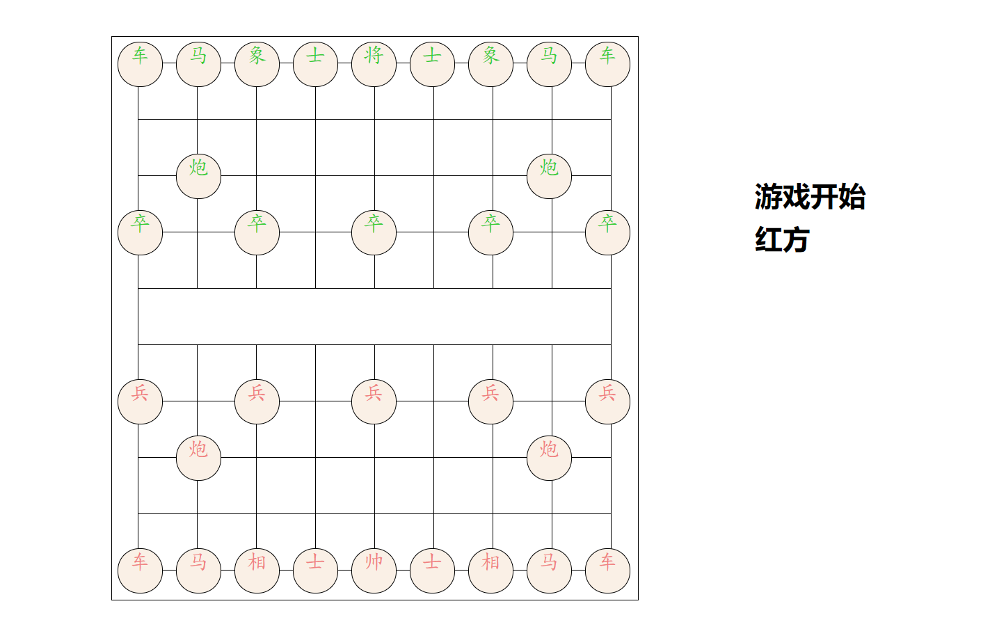 js实现中国象棋