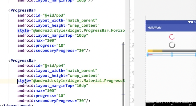 ProgressBar使用handler实时更新进度条_android progressbar的动态实时更新、-CSDN博客