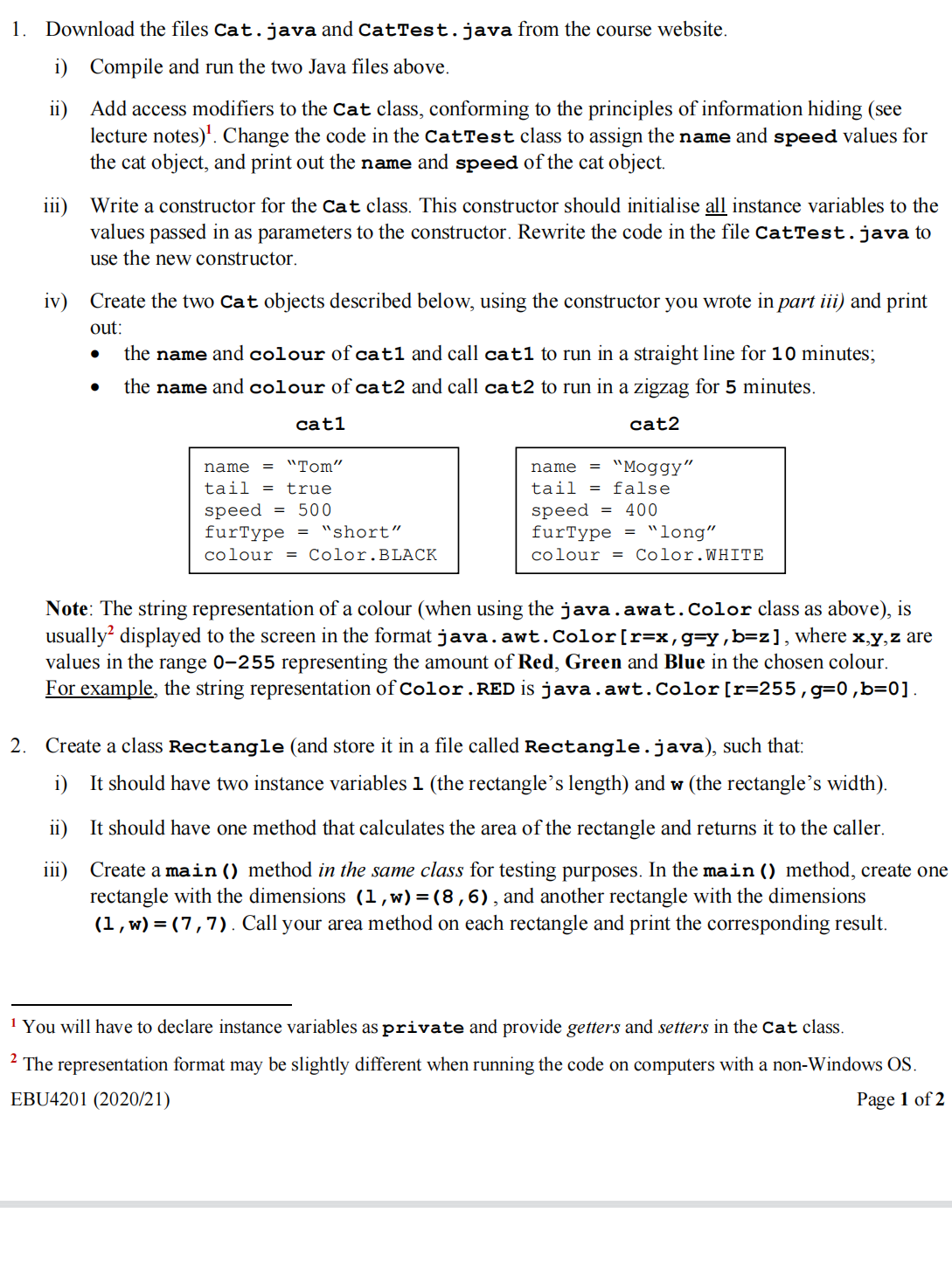 JAVA lab3  第一题