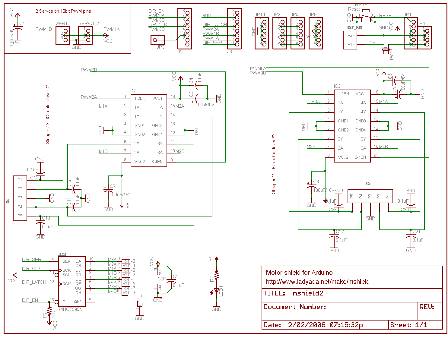 Arduino AFMotor 电机扩展板概述