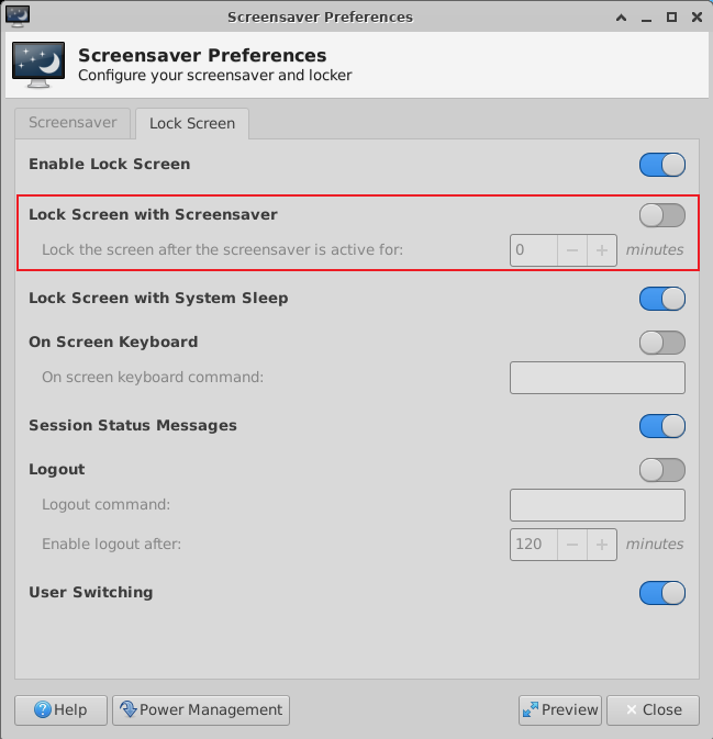 xfce4设置屏保/锁屏时间_xfce 桌面 禁用锁屏CSDN博客