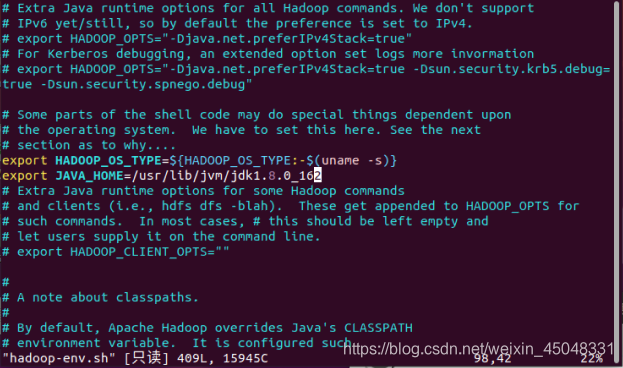ERROR: JAVA_HOME /usr/lib/jvm/default-java does not exist. 运行Hadoop出现 ...