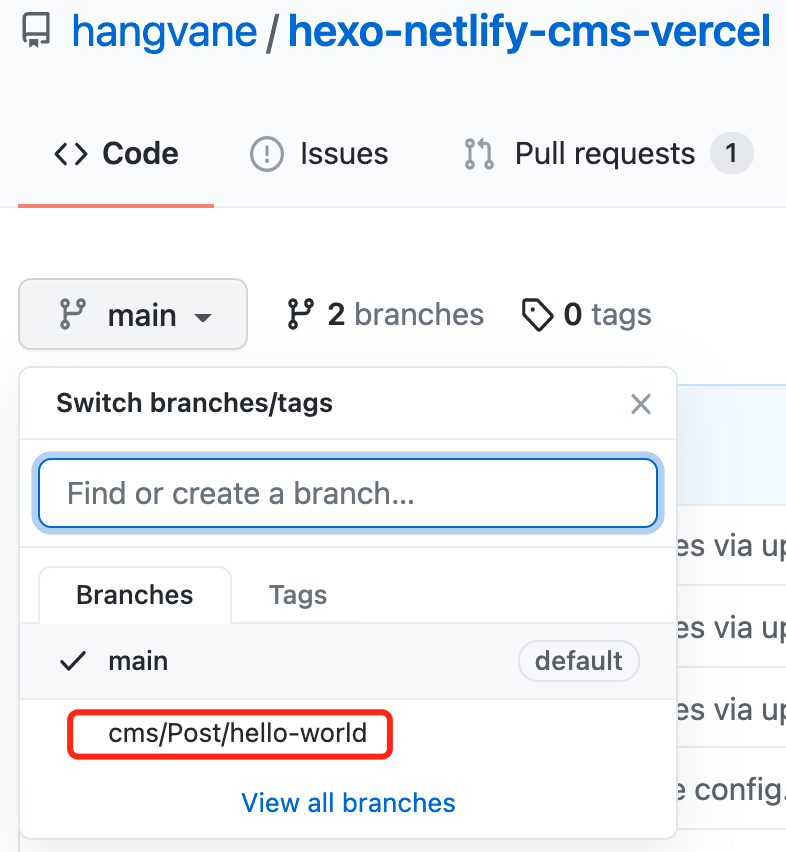 【经验】静态博客部署 Hexo + Netlify-CMS + Vercel （在线构建）