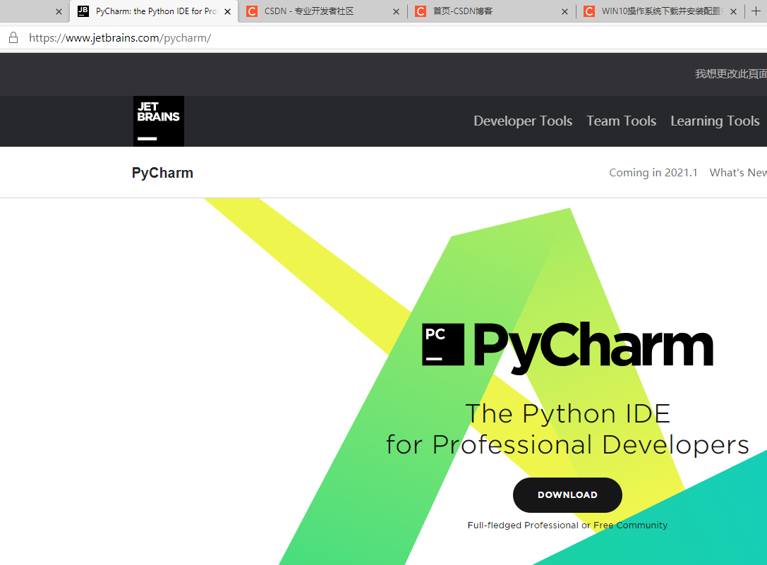 PyCharm Community Edition download and install - Programmer Sought
