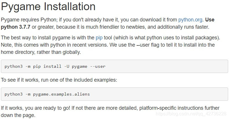 如何在cmd界面使用pip安装pygame_pygame库怎样从cmd命令中调用-CSDN博客