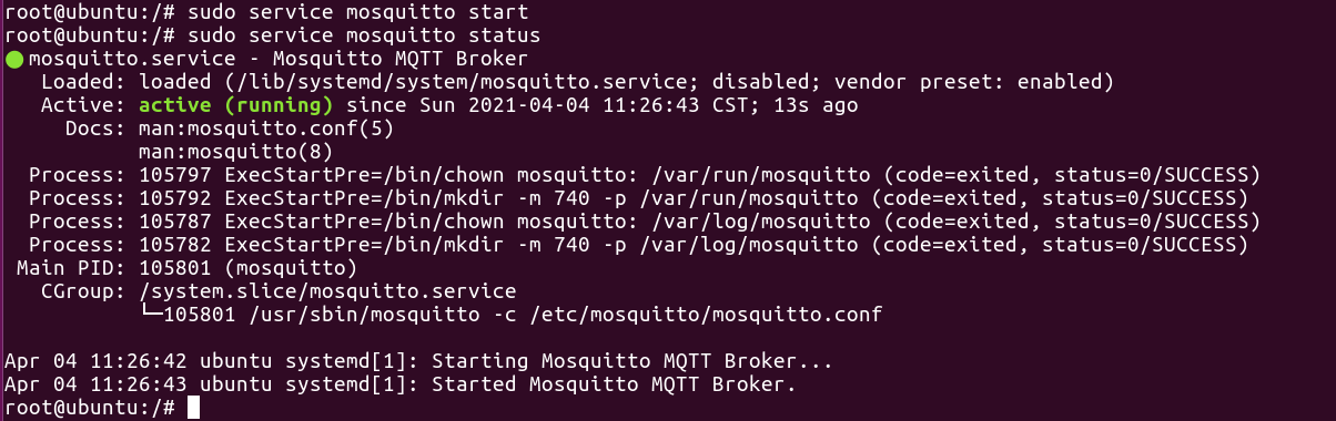 Ubuntu搭建MQTT Mosquitto服务并使用_apt Install Mqtt Dev-CSDN博客