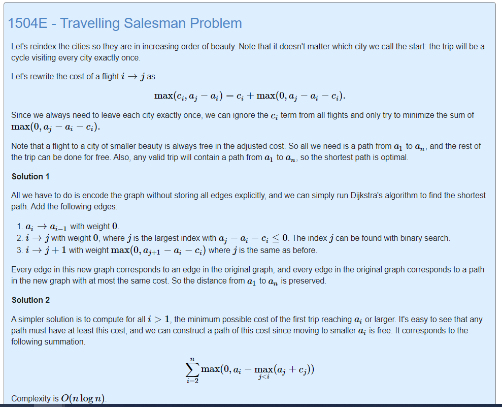 cf1504. Travelling Salesman Problem