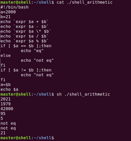 Shell 7 运算 算术 关系 布尔 逻辑 字符串 文件运算 Masterhu的博客 Csdn博客