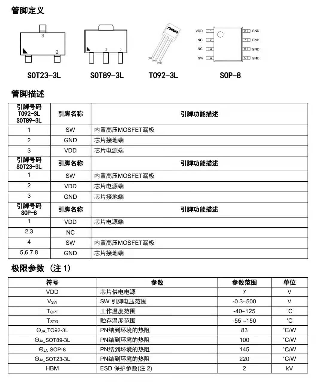华润矽威powtech-pt4501c