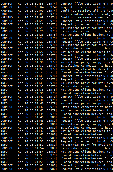 centos 安装tinyproxy 代理