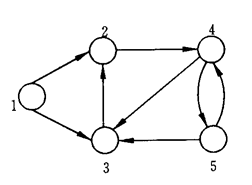 一个有向图