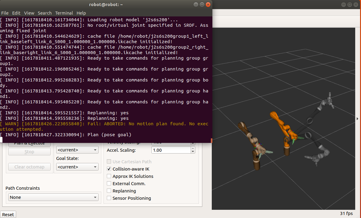 ROS双臂定点抓取问题记录_双臂协同 抓取位姿CSDN博客