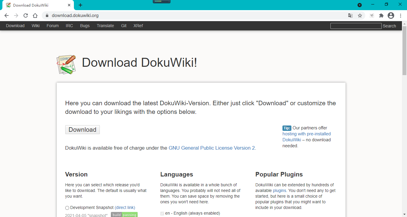 dokuwiki01简介与安装