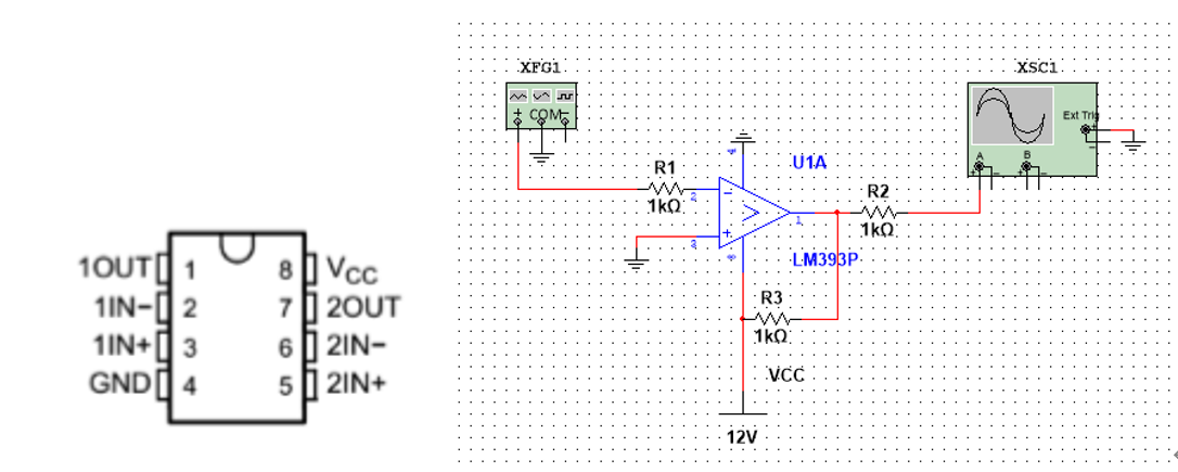 lm393比较器典型电路图图片