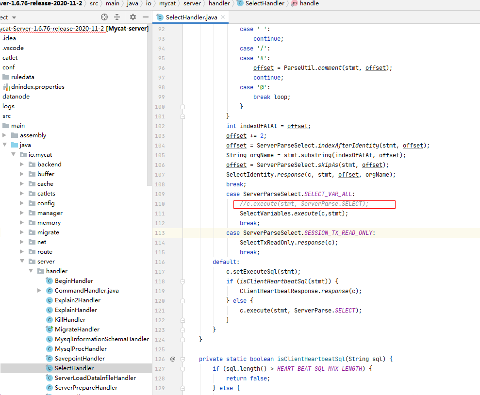 mycat连接数据库8.0以上 处理程序连接query_cache_size报错信息 mycat升级数据库踩坑_mycat query