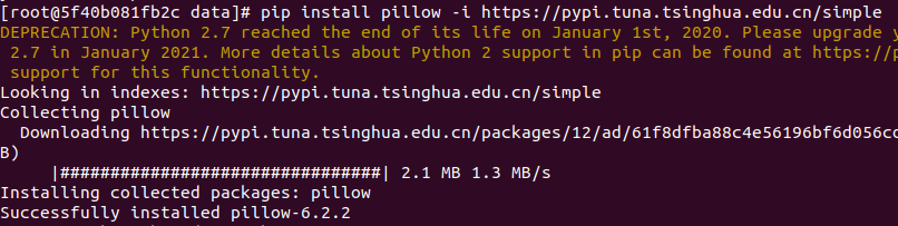 pip install pillow:Command python setup.py egg_info failed with error code 1 in /tmp/pip_build_root