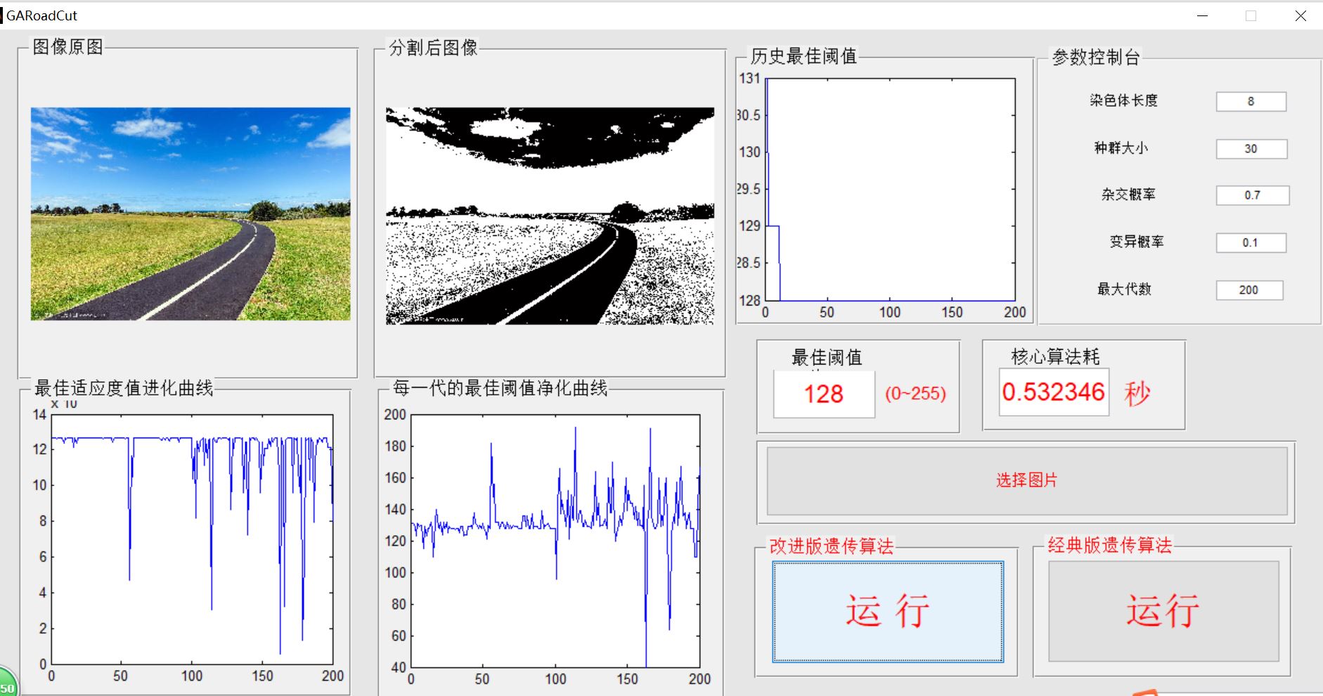 【图像分割】基于matlab GUI遗传算法Otsu图像分割【含Matlab源码 734期】