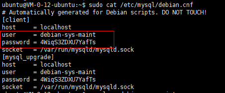 Debian sys maint что это