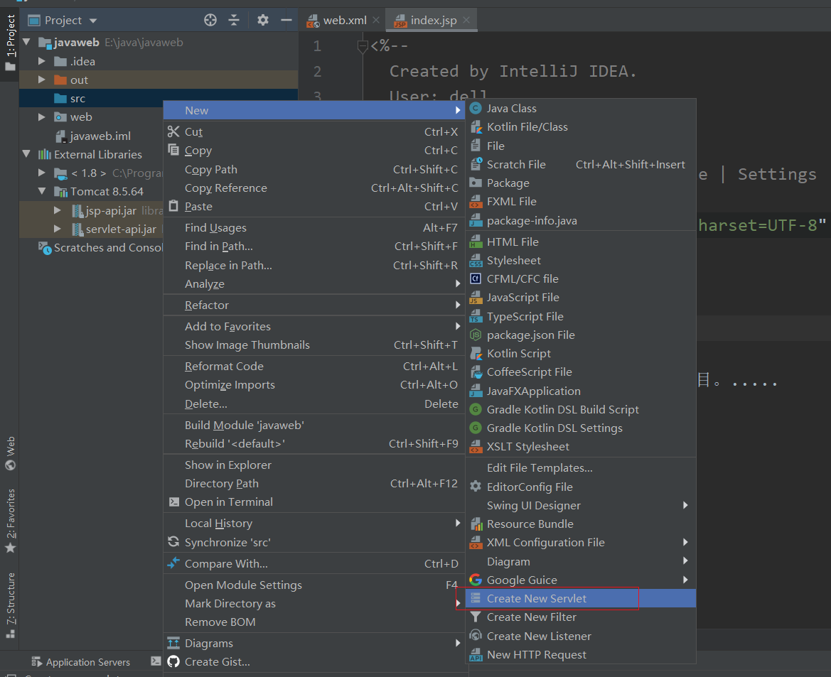 IntelliJ IDEA开发工具入门七：创建Web工程；启动Web应用；设置上下文路径；热部署设置；创建Servlet；项目打包（war ...