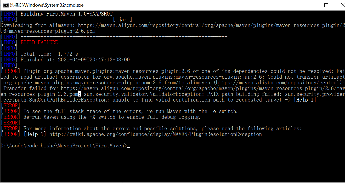 Cannot Resolve Plugin Org.Apache.maven.plugins: Maven-Clean-Plugin: 2.5 ...