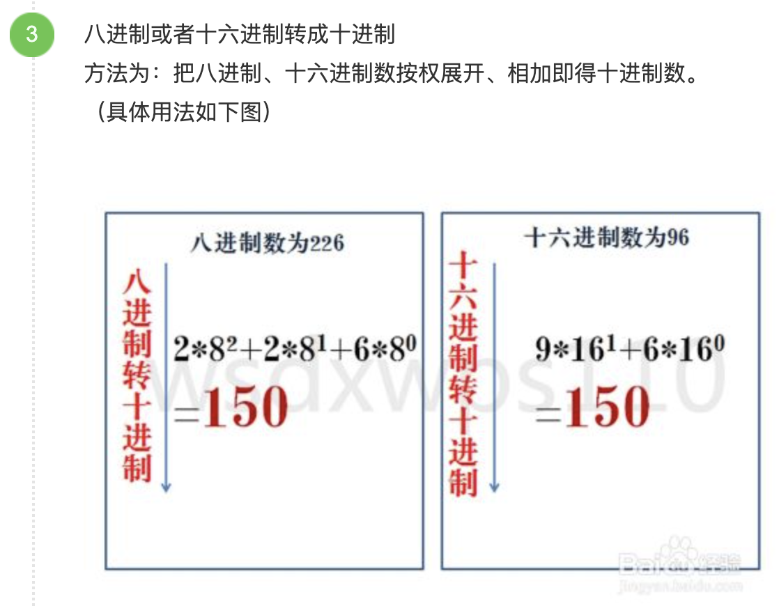 二进制、八进制、十进制、十六进制之间的转换