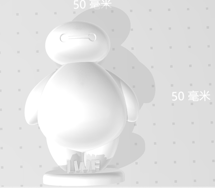 练习一:solidworks——如何简单设计一个带忧郁气息的大白下面是我