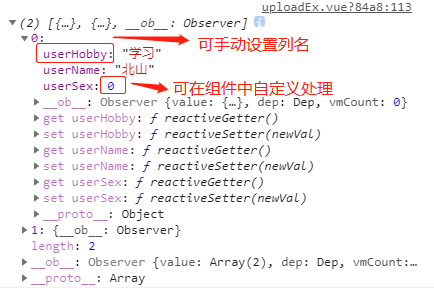 Vue封装Excel导入组件并使用ElementUI显示内容，将json结果集传递给后端